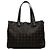 Tote in nylon Chanel Brown New Travel Line Marrone Marrone scuro