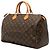 Louis Vuitton Marrone Monogram Speedy 35 - vista 2