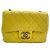 Chanel Mini Matelassé Shoulder Bag Yellow