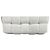 Borsa a mano 2-Way Cassette Bottega Veneta Bianco - vista 3