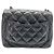 Borsa a Spalla Chanel Mini Matelassé Nero - vista 2