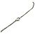 Collana con nastro logo Coco e perle finte CHANEL Argento Crudo - vista 7