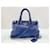 Borsa a 2 modi blu Prada  - vista 20