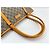 Borsa Tote Gucci beige e arancione - vista 9