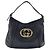 Borsa a Spalla Gucci Interlocking G Nero