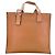 Borsa a tracolla tote Loewe Buckle Zip Marrone