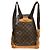 Louis Vuitton Vintage Montsouris Monogram Canvas GM Marron - vue 2