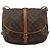 Louis Vuitton Saumur Monogram Canvas 35 Marrone - vista 2