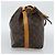 Louis Vuitton Petit Noe Monogram Canvas Marrone - vista 3