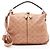 Bolso de hombro Louis Vuitton Mahina Leather Selene PM Rosa