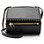 Borsa a tracolla Mini Pandora Box con bordo in catena in pelle Givenchy Nero