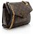 Borsa a tracolla Louis Vuitton Monogram Canvas Passy Nero - vista 2