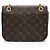 Borsa a tracolla Louis Vuitton Monogram Canvas Passy Nero - vista 3