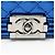 Borsa Boy Small in vernice metallizzata Chanel Blu - vista 9
