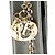 Cartera Lady Dior Cannage en piel charol con cadena Gris - vista 9