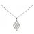 Autre Marque Collana di Diamanti PT900 PT850 Argento