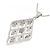 Autre Marque Collana di Diamanti PT900 PT850 Argento - vista 4