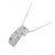 Autre Marque Collana in oro bianco Au750, tormalina e diamante Argento - vista 3