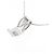 Autre Marque Collana in oro bianco Au750, tormalina e diamante Argento - vista 4