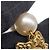 Chanel Faux Pearl Necklace White Golden - view 7