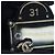 Spilla Chanel Coco Mark Street Sign Motif Nero D'oro - vista 6