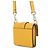 Pochette Micro Flat Baguette in pelle gialla Fendi Giallo - vista 2