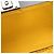 Pochette Micro Flat Baguette in pelle gialla Fendi Giallo - vista 9