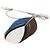 Spilla Louis Vuitton Arrow Feather Argento Multicolore - vista 2