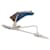 Spilla Louis Vuitton Arrow Feather Argento Multicolore - vista 3