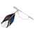 Spilla Louis Vuitton Arrow Feather Argento Multicolore - vista 4