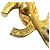 Timeless Orecchini Chanel Coco Mark 233 Vintage Gold Clip D'oro - vista 5