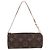 Louis Vuitton Papillon Pochette Monogram Canvas Mini Castaño