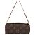Louis Vuitton Papillon Pochette Monogram Canvas Mini Castaño - vista 2