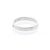 C de Cartier Cartier Ehering Platin 3mm Silber - Ansicht 3