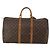 Louis Vuitton Keepall Monogram Canvas 50 Marrone - vista 2