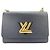 Louis Vuitton Twist MM Shoulder Bag Black - view 2