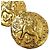 Orecchini a clip rotondi Lion placcati oro Chanel D'oro - vista 2