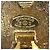 Orecchini a clip rotondi Lion placcati oro Chanel D'oro - vista 4