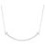 Pendente T Smile Tiffany & Co. in oro bianco 18K Small Argento - vista 2