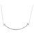 Pendente T Smile Tiffany & Co. in oro bianco 18K Small Argento - vista 3