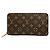 Louis Vuitton Zippy Organizer Long Wallet Braun