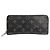 Cartera larga Louis Vuitton Monogram Eclipse Negro
