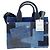 Borsa a 2 vie in patchwork di denim Coach Blu navy - vista 3
