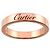 Anello C de Cartier in oro rosa - vista 2
