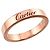 Anello C de Cartier in oro rosa - vista 4