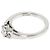 Anello Ballerine Cartier in platino e diamanti - vista 3