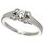 Anello Ballerine Cartier in platino e diamanti - vista 6