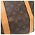 Borsa Louis Vuitton Keepall Bandoulière 50 Monogram Marrone Monogramma - vista 8