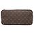 Borsa Tote Louis Vuitton Neverfull MM Monogram Marrone Monogramma - vista 3