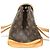 Borsa Tote Louis Vuitton Monogram Beverly GM Marrone - vista 3